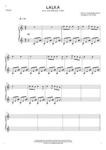 The Doll - Notes for piano solo